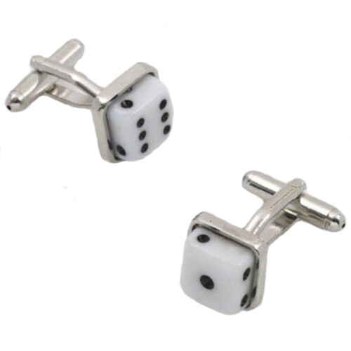 Dice Cufflinks Six & One