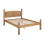 Corona Bed Frame 5ft King Size Low End Bedroom Solid Wood Pine Wooden 5'0" 3