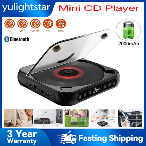 CD Player-- Home Desktop CD Player with Speakers CD Players Bluetooth with USB