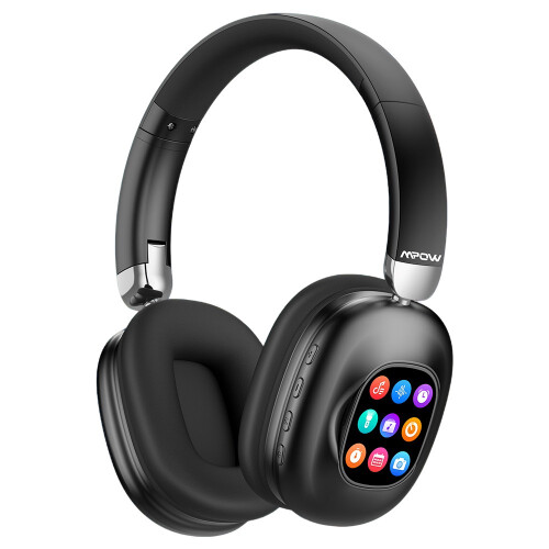 Mpow MPOW Wireless Bluetooth 6.0 Over Ear Headphones Speaker Touch Screen Earphones 1