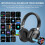 Mpow MPOW Wireless Bluetooth 6.0 Over Ear Headphones Speaker Touch Screen Earphones 3