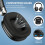 Mpow MPOW Wireless Bluetooth 6.0 Over Ear Headphones Speaker Touch Screen Earphones 5