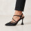 (39, Black) Strappy Heels Size 34-43 2