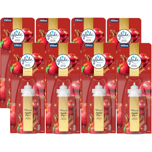 Glade 8 x Glade Sense and Spray Refill 18ml - Warm Apple Pie