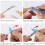 5pcs Network Cable Untwist Tool, Wire Straightener for CAT5/CAT5e/CAT6/CAT7 Wires Pair Separator Tools Yellow 1