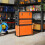 3-in-1 Stackable Rolling Tool Box - Orange 4