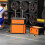 3-in-1 Stackable Rolling Tool Box - Orange 3