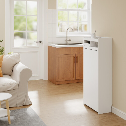 SoBuy Foldable Kitchen Island with Breakfast Bar 1