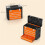 4 Drawers Large Toolbox - Orange 5