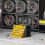 4 Drawers Large Toolbox - Yellow 4