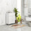Bathroom Cabinet Freestanding Storage Unit High Gloss With Drawer 8