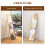 40 x 160 cm Rectangular Full Length Mirror - Gold Tone 7