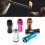 (Black)6 Farben Drip Tip Verbinder Mundstück Aluminium Zigarette Stoß Filter Werkzeug 5