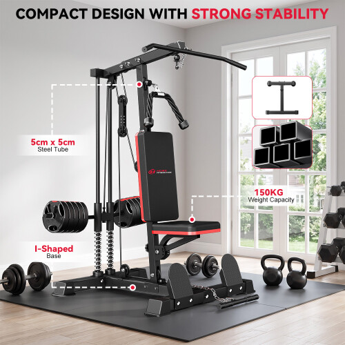 Multi Gym Cable Machine Home Gym Strength Training Station 2