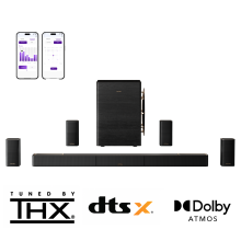 ULTIMEA X100 9.1.6CH Dolby Atmos &DTS:X Wireless Soundbar with Subwoofers, 1500W