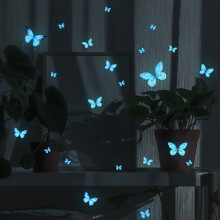Glowing Butterfly Wall Sticker Butterfly Sticker Bedroom Decoration