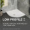 Modern Quadrant Shower Tray 800 x 800mm Low Profile Slimline Lightweight White 5