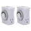 US Plug, 4Pcs 24-Hour Outlet Timer with 2 Grounded Outlets,Programmable Timer for Electrical Outlets,30-Minute Intervals 2