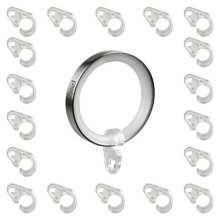 Clear Curtain 50pcs Track Hooks For Bathroom Bedroom Ceiling With Effortless Connection Window Drapes For