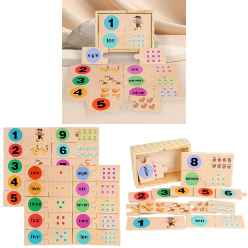 Kids Learning Number Puzzle With Cognitive And Problemsolving Features For Early Education 1