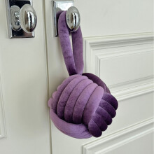 (Purple) Pillow Nordic Style With Soft Korean Velvet Cover For Living Decor Room