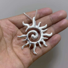 (Style 3) Sun Star Pendant Jewelry With Electroplated Finish Women For Fashionable