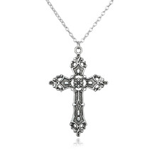 (StyleD) Cross Womens Gothic Pendant Chain With Alloy Material And Look Artful