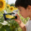 (White)Educational Childrens Microscope Mobile Phone Clamp Handson Activities Science 5