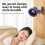 (Beige)Mini ventilador USB portátil com design de 6 lâminas e cabeça ajustável para viagem e mesa 3