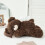 (DeepBrown)Cute Cartoon Plush Bear Tissue Cover With Customization Options For Bedroom Gift And 2