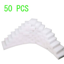50 Pcs Magic Sponge Eraser Multi Functional Melamine Foam 100x60x20mm Cleaner