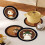 (12X12CM)Adorable Circular Silicone Desk Protectors With Cartoon Prints For Table Workspace And 3