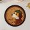 (12X12CM)Adorable Circular Silicone Desk Protectors With Cartoon Prints For Table Workspace And 5
