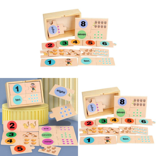 Kids Learning Number Puzzle With Cognitive And Problemsolving Features For Early Education 2