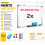 2x Magnetic Whiteboard 50x35cm Dry Wipe Board Tray 1