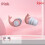(Pink)Protector de silicona impermeable para los oídos para nadar con material suave Threelayer 1