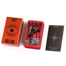 (Lost Hollow Tarot)Copperprinted Tarot Deck With Colorful Edges For Card Games And Activities Divination