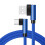 (Black,1.5M)Huawei Xiaomi Android Compatible Typec Charging Cable With Dual Bent Heads For Gaming And Use Data 3