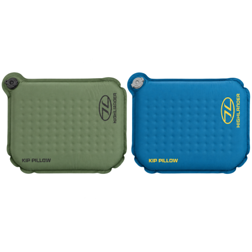 Highlander KIP Self-Inflating Camping Pillow |Olive Green