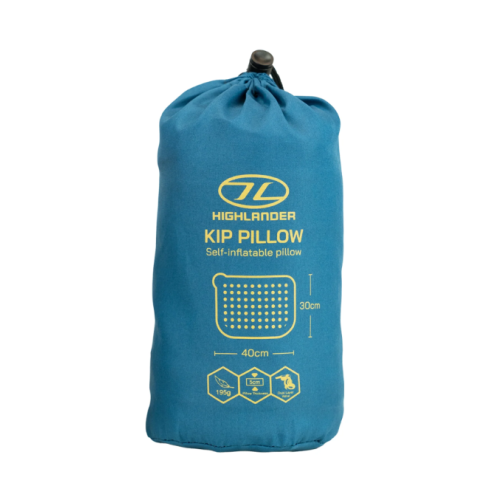 Highlander KIP Self-Inflating Camping Pillow |Olive Green 2