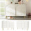 (Cream White) Cream White 6-Drawer Sideboard 120x40x85cm 1