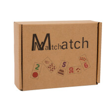 Blocchi cognitivi in legno per bambini con numero abbinato e puzzle gioco per età 36