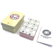 Third Eye Tarot Decks Metal Box With Colorful Edges For Tarot Card Reading Divination And