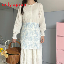 (Half)Blue Border Waterproof Apron With Sleeveless Layout For Food Professionals Industry