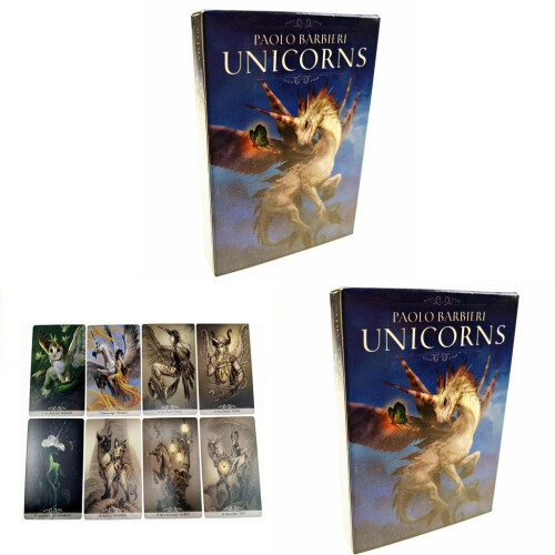 Barbieri Unicorns Oracle Cards Deck For Tarot Enthusiasts And Practice Divination 1