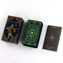 (CLASSIC)Ae Waite Tarot Deck Featuring Colorful Edges And Illustrated Instruction Book For Divination