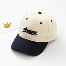 (Style F)Gorra de béisbol deportiva para niños correa ajustable elegante letra bordado uso diario