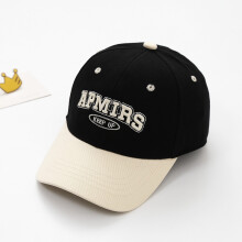 (Style M)Gorra de béisbol deportiva para niños correa ajustable elegante letra bordado uso diario