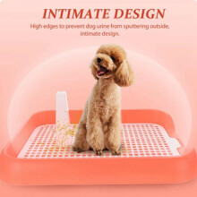 Vassoio per Cani da Interno In Rete per Addestramento Cani, Vassoio per Cuccioli, Toilette Antiscivolo per Cani, Toilette Anti-Maglia per