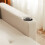 (Beige, Fabric) Beige Convertible Sectional Sofa Bed 3-Seat 4